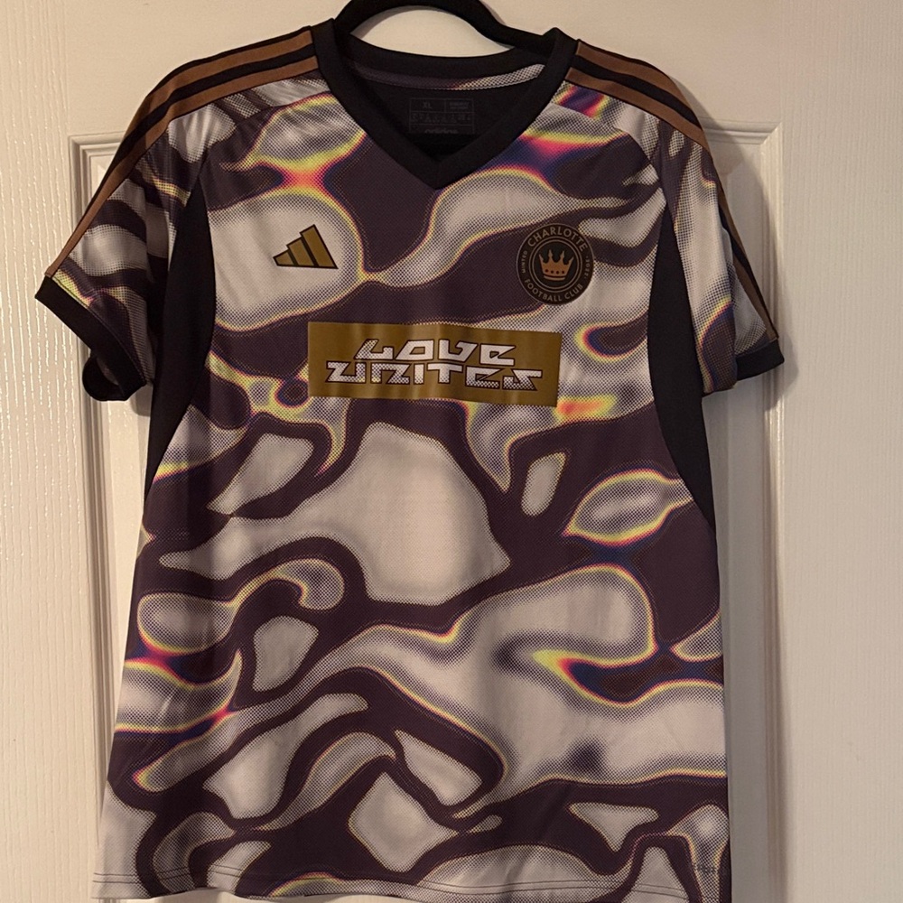 Adidas Authentic Charlotte FC Love Unites jersey